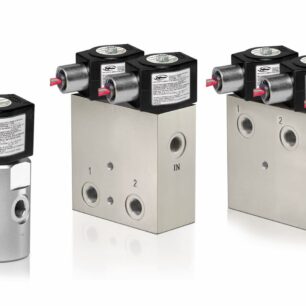 Válvulas solenóides para sistemas de GNV automotivo utilizadas no controle de fluxo de gás natural veicular.