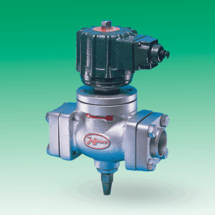 Válvula solenóide para sistemas de refrigeração, utilizada no controle de fluxo de fluido refrigerante.