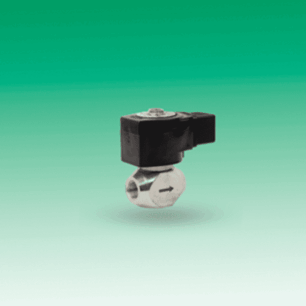 Válvula solenóide para controle de fluido refrigerante em sistemas de refrigeração industrial de frigoríficos.