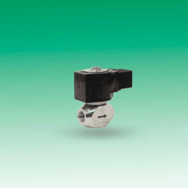 Válvula solenóide para controle de fluido refrigerante em sistemas de refrigeração industrial de frigoríficos.