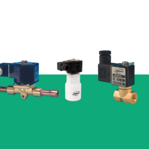 Válvula solenoide para automação industrial controlando o fluxo de fluídos em sistemas industriais.