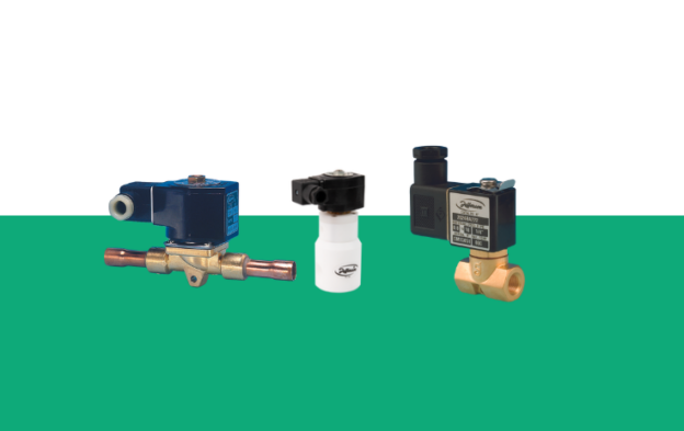 Válvula solenoide para automação industrial controlando o fluxo de fluídos em sistemas industriais.