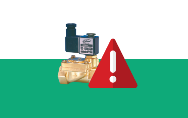 Imagem de uma valvula solenoide com erro