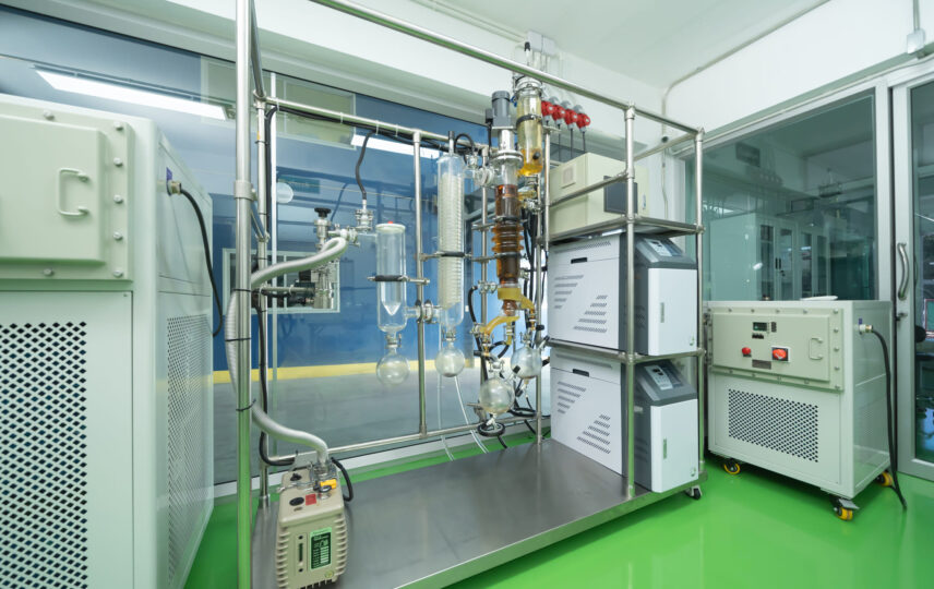 Válvula solenóide de refrigeração em sistema industrial